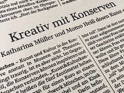 Kunst&Kultur in der Konserve - Süddeutsche Zeitung