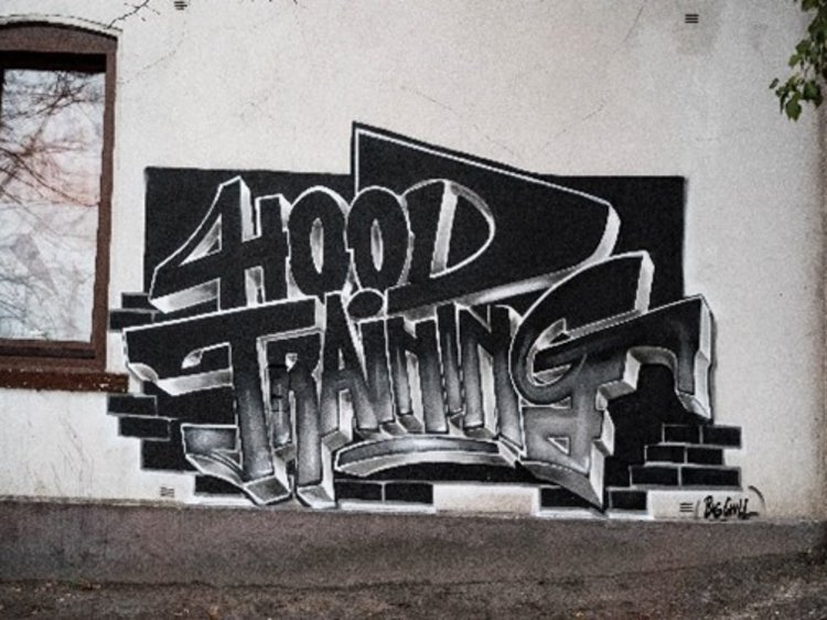 Graffiti-Workshop mit HoodTraining