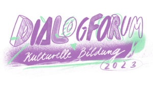 Logo des Dialogforums Kulturelle Bildung 2023