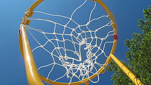Ein Basketballkorb